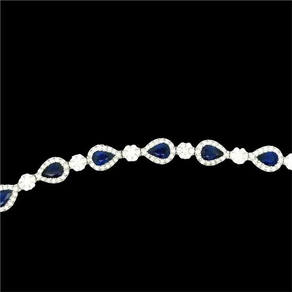 Sapphire and Diamond Tennis Bracelet Hogan's Jewelers Gaylord, MI