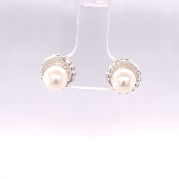 Pearl Stud Earrings Hogan's Jewelers Gaylord, MI