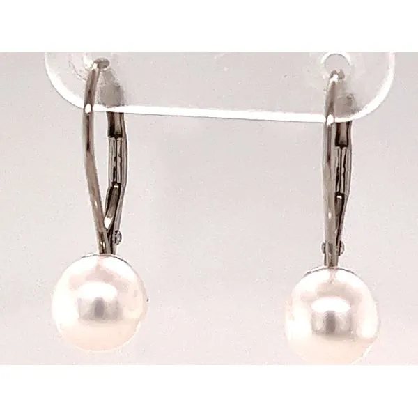 Lever Back Pearl Earrings Hogan's Jewelers Gaylord, MI