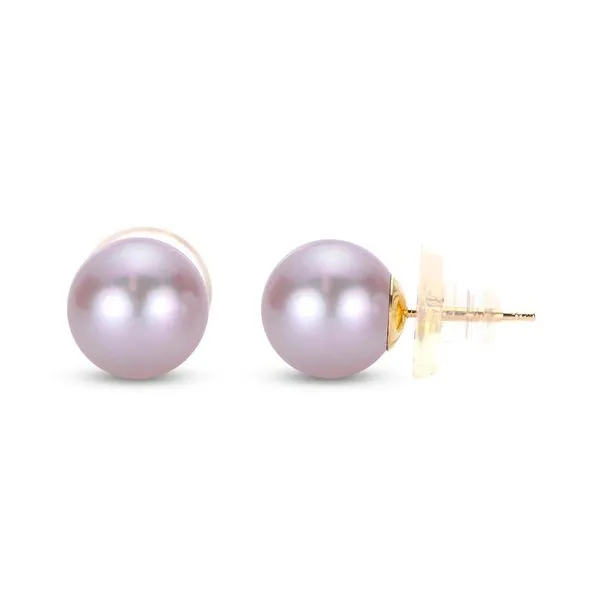 Pink Pearl Studs Hogan's Jewelers Gaylord, MI