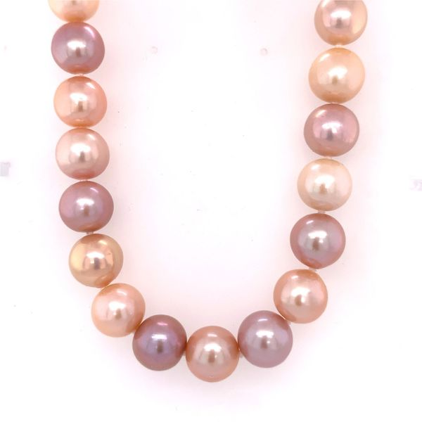 Multi-Color Pink Freshwater Pearl Necklace Hogan's Jewelers Gaylord, MI