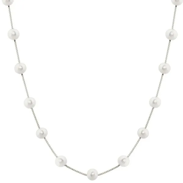 Pearl Station Necklace Hogan's Jewelers Gaylord, MI