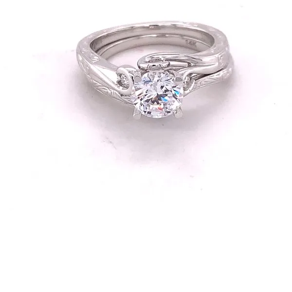 Contoured Wedding Band Image 2 Hogan's Jewelers Gaylord, MI
