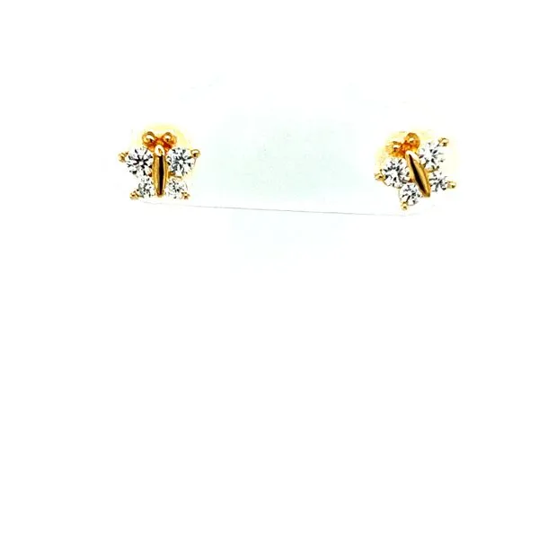 Childrens Butterfly Stud Earrings Hogan's Jewelers Gaylord, MI
