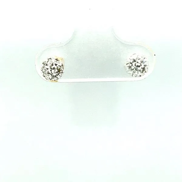 Childrens Cubic Zirconium Ball Stud Earrings Hogan's Jewelers Gaylord, MI
