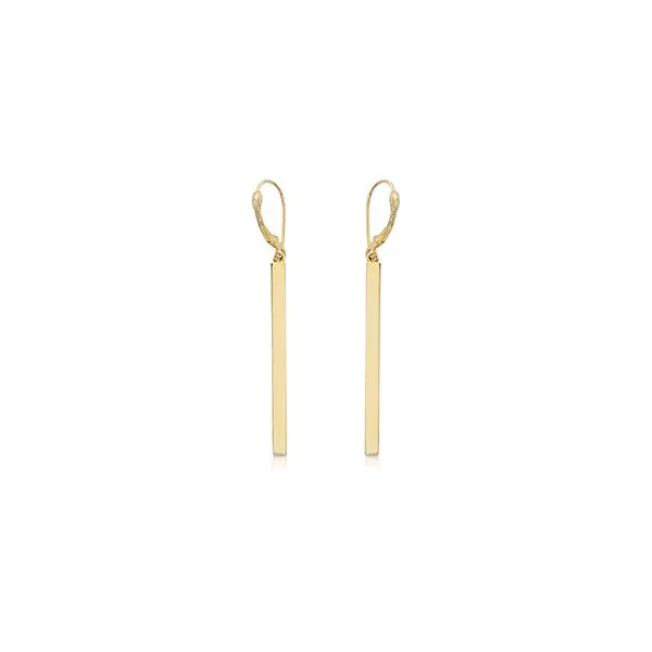Long Column Earrings Image 2 Hogan's Jewelers Gaylord, MI
