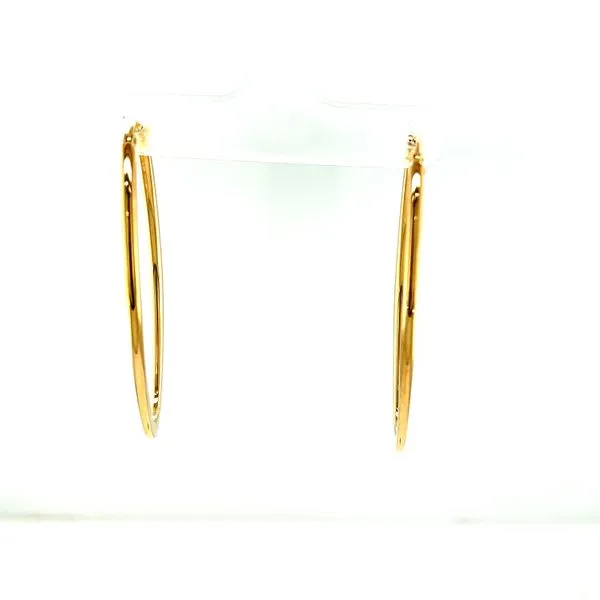 Oval Hoop Earrings Hogan's Jewelers Gaylord, MI