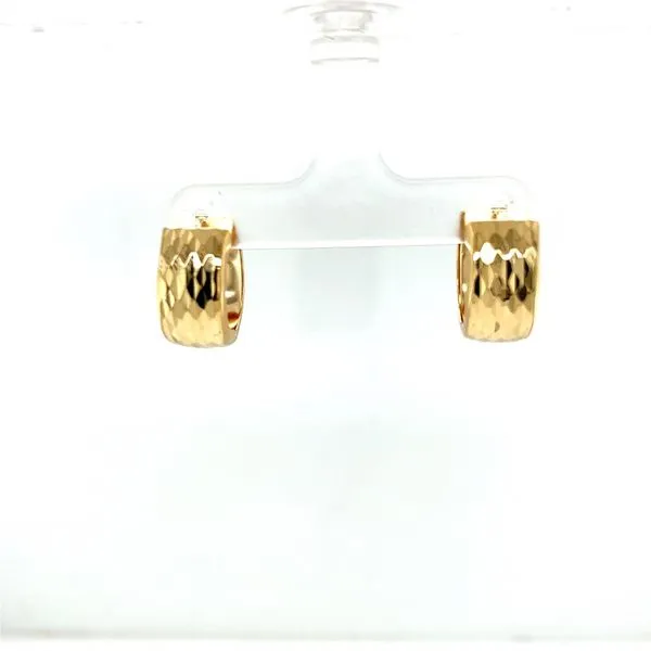 Hammered Huggie Earrings Hogan's Jewelers Gaylord, MI