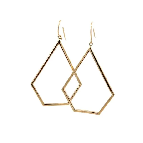 Pentagon Hoop Earrings Hogan's Jewelers Gaylord, MI