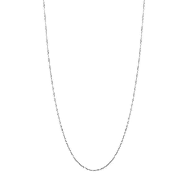 White Gold Box Chain Hogan's Jewelers Gaylord, MI