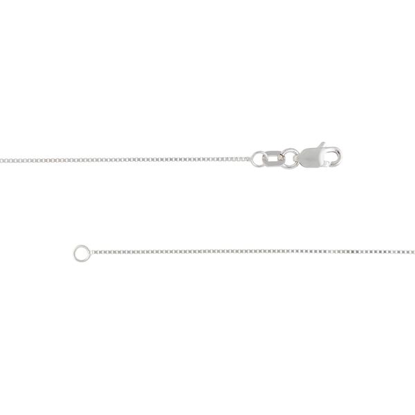 White Gold Box Chain Image 2 Hogan's Jewelers Gaylord, MI