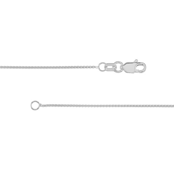 White Gold Wheat Chain Image 2 Hogan's Jewelers Gaylord, MI