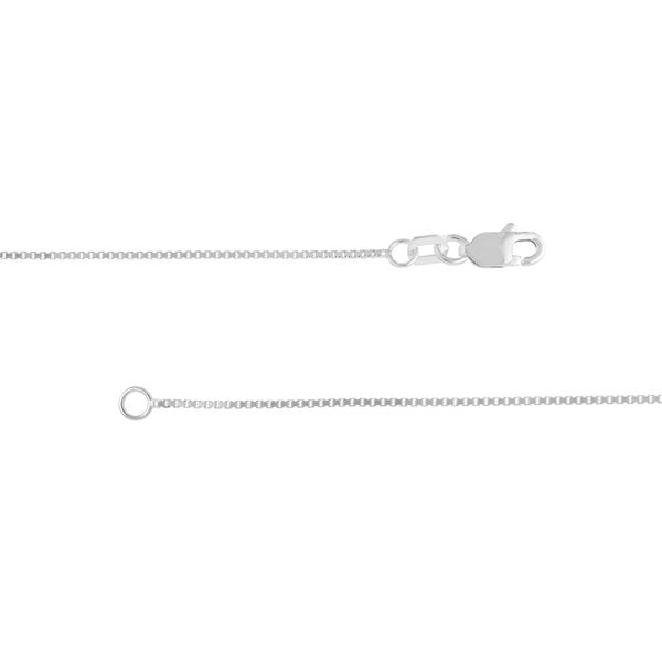White Gold Box Chain Image 2 Hogan's Jewelers Gaylord, MI