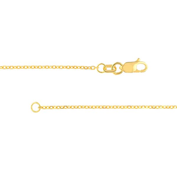 Yellow Gold Cable Chain Image 2 Hogan's Jewelers Gaylord, MI