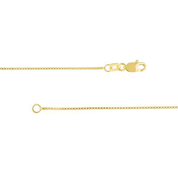 Yellow Gold Box Chain Image 2 Hogan's Jewelers Gaylord, MI