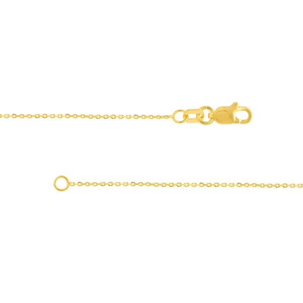Yellow Gold Cable Chain Image 2 Hogan's Jewelers Gaylord, MI
