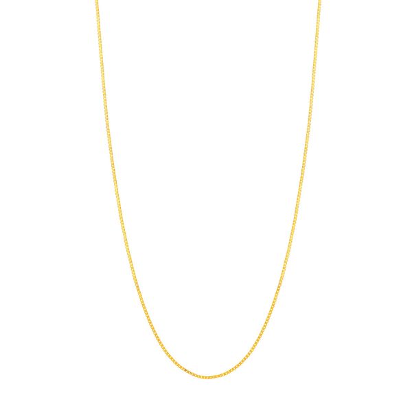 Yellow Gold Box Chain Hogan's Jewelers Gaylord, MI