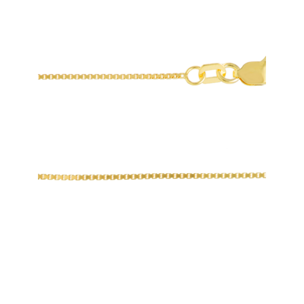 Yellow Gold Box Chain Image 2 Hogan's Jewelers Gaylord, MI