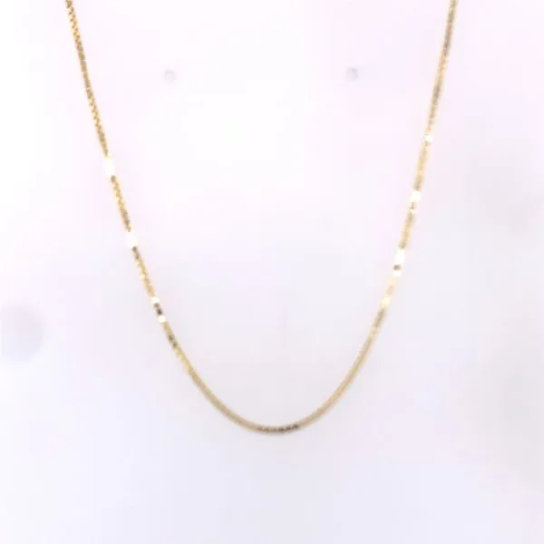 Yellow Gold Box Chain Hogan's Jewelers Gaylord, MI