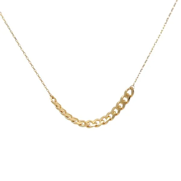 Gold Curb Link Fashion Necklace Hogan's Jewelers Gaylord, MI