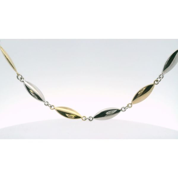 Silver and Gold Necklace Hogan's Jewelers Gaylord, MI