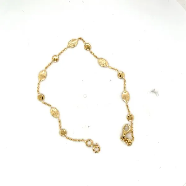 Oval and Round Station Bracelet Hogan's Jewelers Gaylord, MI