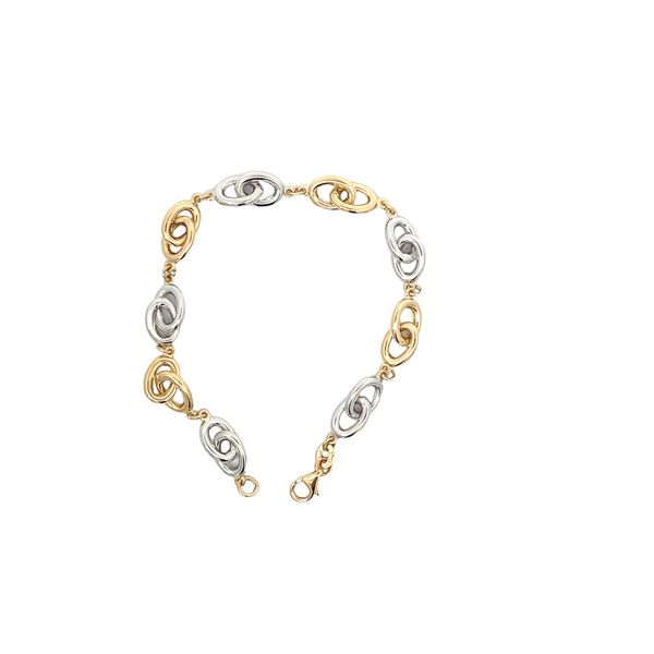 Double Circle Link Bracelet Hogan's Jewelers Gaylord, MI