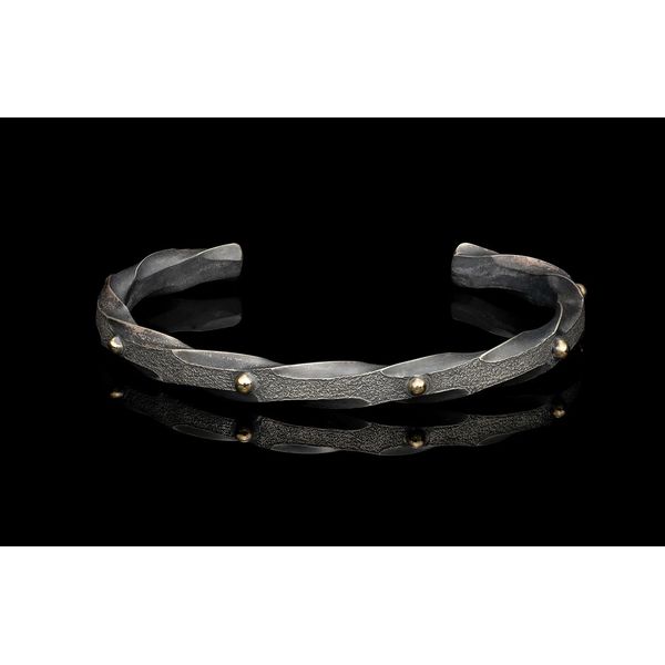 Silver and Gold Twist Cuff Hogan's Jewelers Gaylord, MI