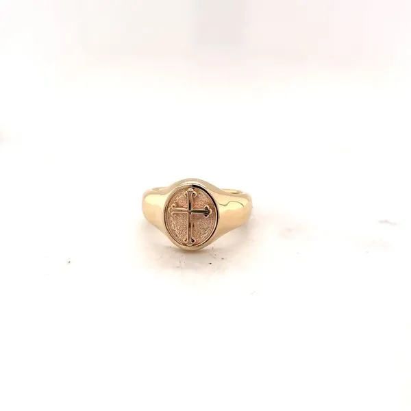 Gothic Cross Signet Ring Hogan's Jewelers Gaylord, MI