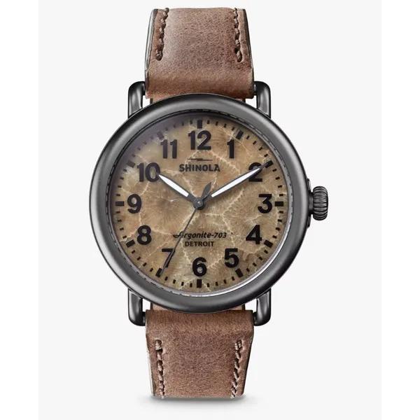 Shinola Petoskey Stone Runwell Watch Hogan's Jewelers Gaylord, MI