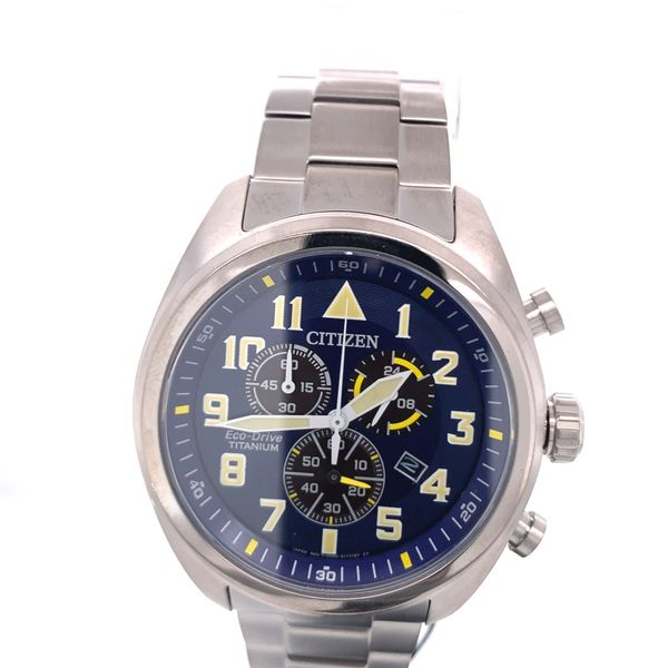 Citizen Titanium Eco-Drive Chronograph Watch Hogan's Jewelers Gaylord, MI