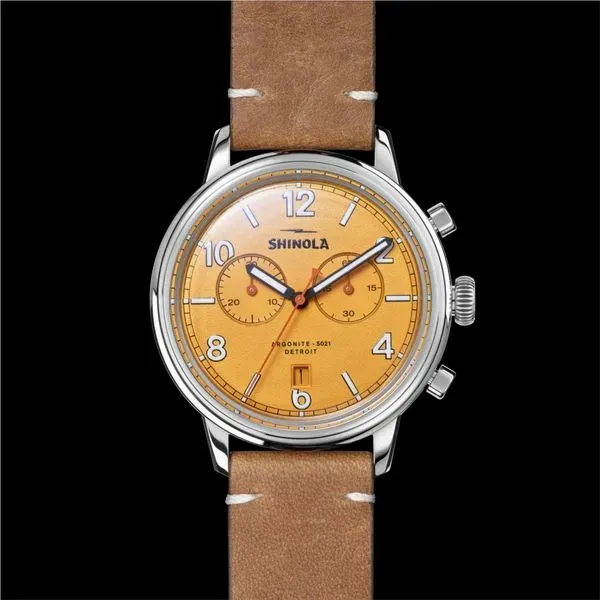 Shinola Traveler Chronograph Watch Hogan's Jewelers Gaylord, MI