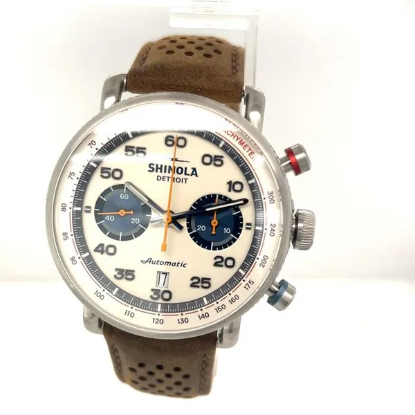 Shinola Canfield Speedway Lap 5 Chronograph Hogan's Jewelers Gaylord, MI