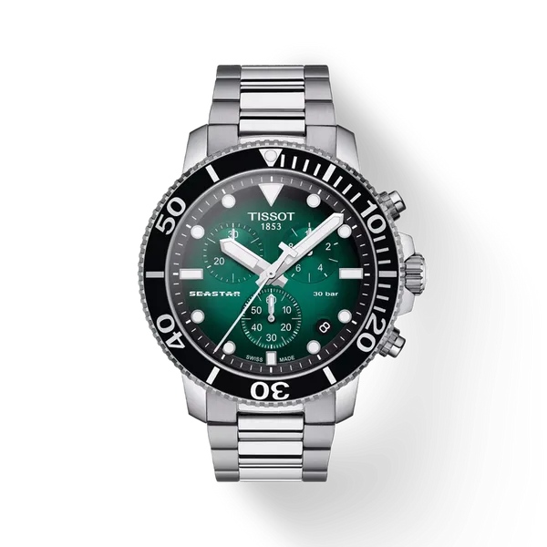 Tissot Seastar Chronograph Watch Hogan's Jewelers Gaylord, MI