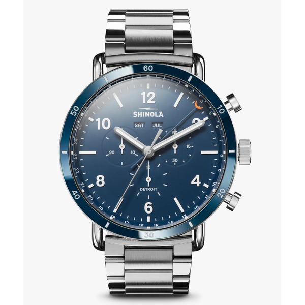 Shinola Canfield Chronograph Hogan's Jewelers Gaylord, MI