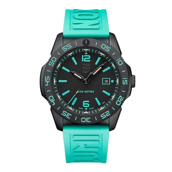 Limited Teal and Black Luminox Watch Hogan's Jewelers Gaylord, MI