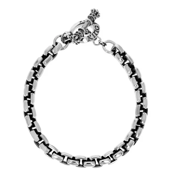 Round Box Link Bracelet Hogan's Jewelers Gaylord, MI