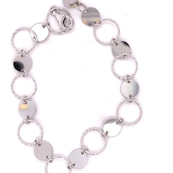 Sterling Circles Bracelet Hogan's Jewelers Gaylord, MI