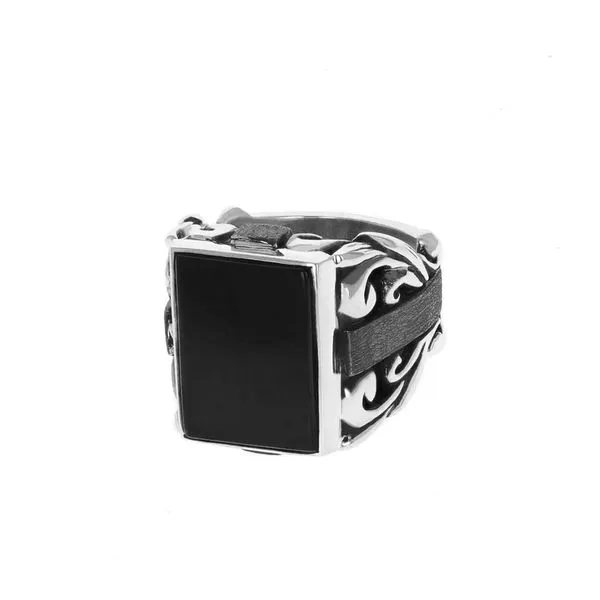 Onyx Ring Hogan's Jewelers Gaylord, MI