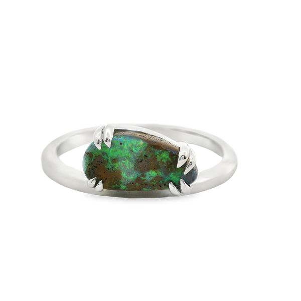 Opal Offset Ring Hogan's Jewelers Gaylord, MI