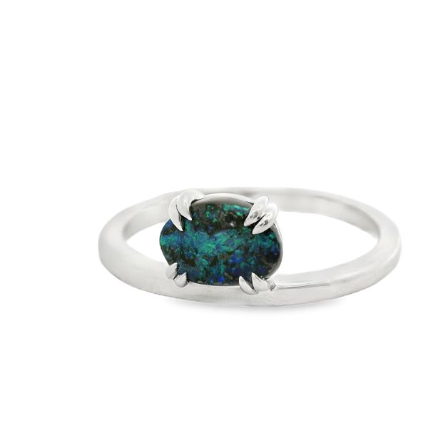 Opal Offset Ring Hogan's Jewelers Gaylord, MI