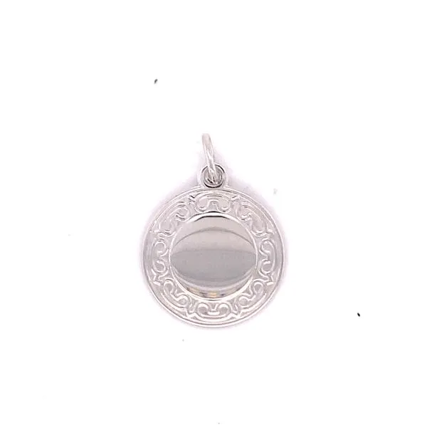 Sterling Silver Round Charm Hogan's Jewelers Gaylord, MI