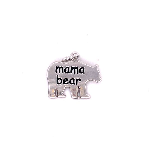 Sterling Silver Mama Bear Charm Hogan's Jewelers Gaylord, MI