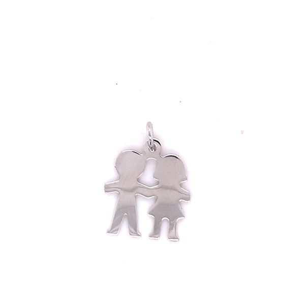 Sterling Silver boy and girl charm Hogan's Jewelers Gaylord, MI
