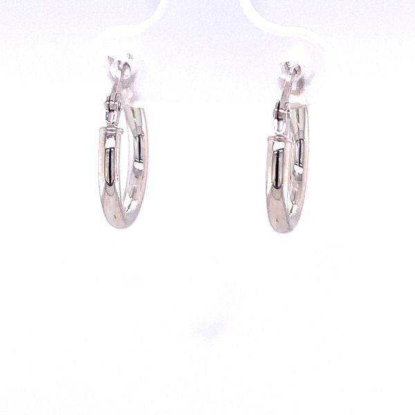 Small Sterling Silver Hoop Earrings Hogan's Jewelers Gaylord, MI