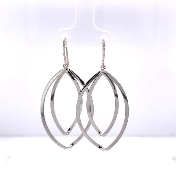 Double Bottom Twist Drop Earrings Hogan's Jewelers Gaylord, MI