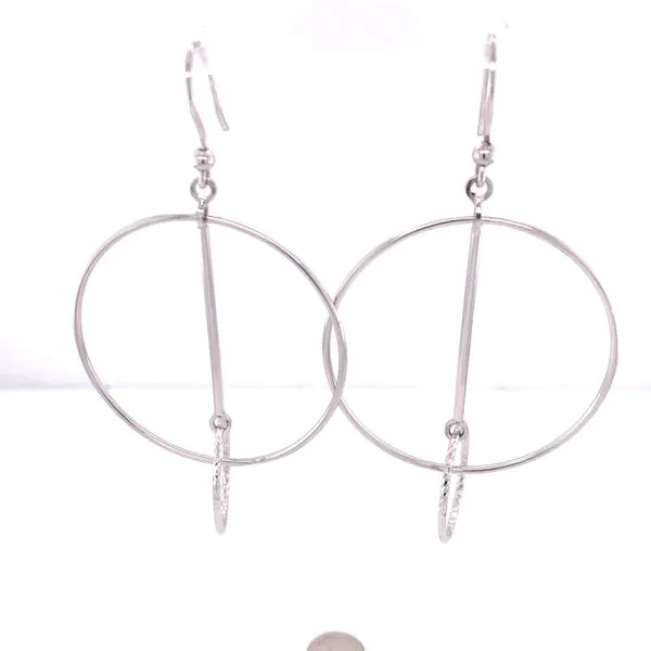 Sterling Double Circle Earrings Hogan's Jewelers Gaylord, MI