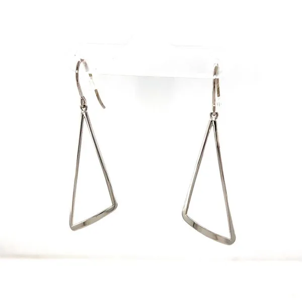 Flat Triangle Earrings Hogan's Jewelers Gaylord, MI