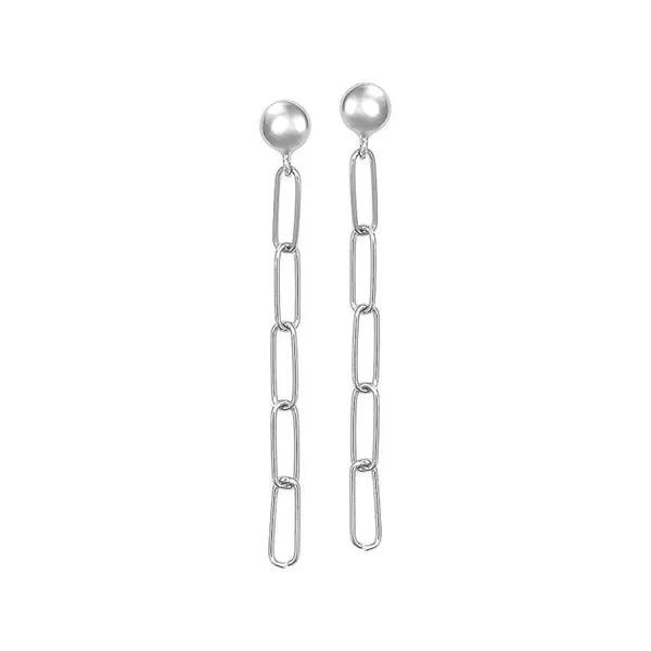 Paper Clip Earrings Hogan's Jewelers Gaylord, MI