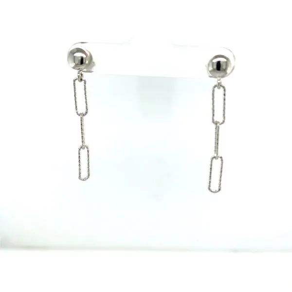 Paper Clip Earrings Hogan's Jewelers Gaylord, MI